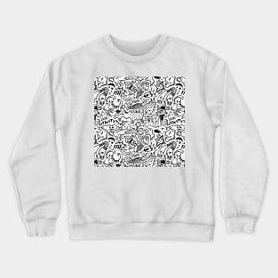 Abstract Ethnic Pattern Crewneck Sweatshirt